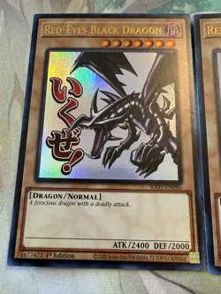X2 Yugioh Red-Eyes Black Dragon RA05-EN086 - Image 2