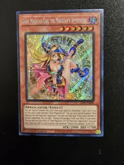 Yu-Gi-Oh Dark Magician Girl the Magician’s Apprentice ALIN-EN004 Secret Rare NM - Image 1