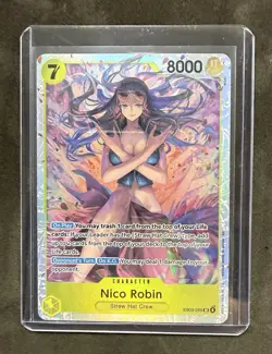 One Piece TCG Nico Robin EB03-055 SR Extra Booster Heroines Edition Near Mint - Image 1