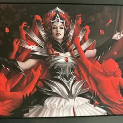 MTG Crimson Vow Olivia Stitched Ultra Pro Playmat Artist: Martina Fackova - Image 3