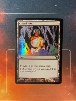 Foil - Crystal Vein - Premium Deck: Graveborn - Magic the Gathering - MTG - Image 1