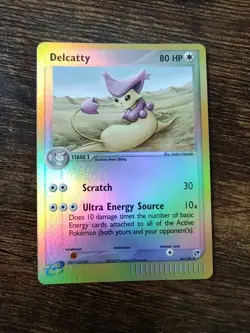 Pokemon Delcatty 34/100 EX Sandstorm Reverse Holo Rare NM-MINT - Image 1
