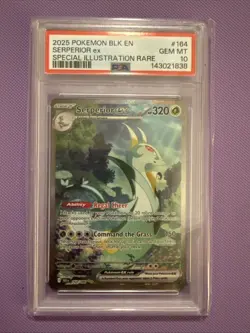2025 Pokemon Serperior ex 164/086 Special Illustration Rare PSA 10 Gem Mint - Image 1