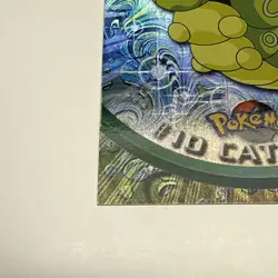 1999 Topps #10 Caterpie Rainbow Foil TV Pokemon Animation Series 1 Black Logo LP - Image 5