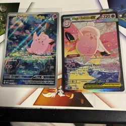 Pokemon TCG Mega Clefable ex 119/088 SIR Me03: Perfect Order and Clrfairy - Image 1