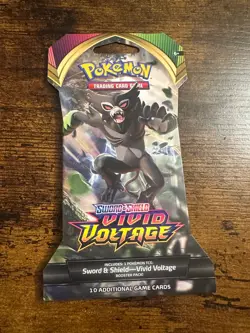 Pokemon TCG Sword and Shield Vivid Voltage Blister Pack - Image 1