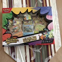 Pokemon Sealed Ascended Heroes First Partner Deluxe Pin Collection - Image 1