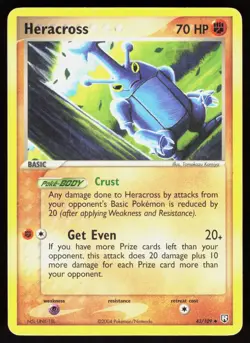 Heracross 43/109 Uncommon Team Rocket Returns Pokemon Heavily Played - Image 1