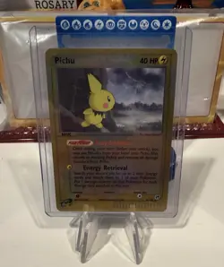 Pokemon TCG - Pichu - 20/100 - Rare Reverse Holo - Ex Sandstorm - NM - Image 1