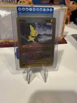 Pokemon TCG - Pichu - 20/100 - Rare Reverse Holo - Ex Sandstorm - NM - Image 2