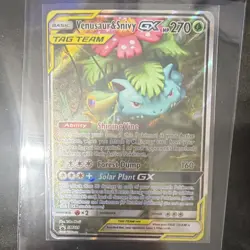 Pokemon Venusaur & Snivy GX SM229 TAG TEAM Promo Holo English 270 HP - Image 1
