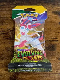 ✅Pokemon RARE TCG Sword & Shield Evolving Skies Booster Pack-Sylveon Art SEALED 820650808777 - Image 1