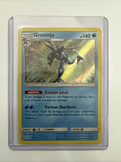 Pokemon TCG - Greninja - Detective Pikachu - 9/18 - Holo - Mint - Image 1
