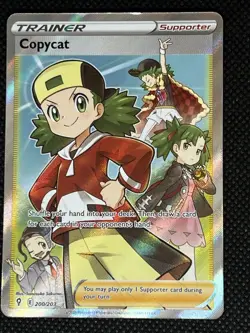 Pokemon Copycat Ultra Rare Full Art Holo Trainer 200/203 Evolving Skies - Image 1