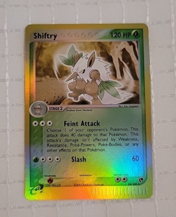 Shiftry 22/100 Sandstorm Reverse Holo Rare 2003 Pokemon TCG English Vintage DMG - Image 1