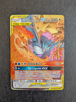 Moltres & Zapdos & Articuno GX 44/68 Hidden Fates Full Art Holo Pokemon 2019 NM - Image 1