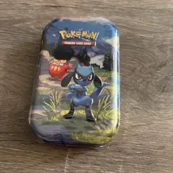 Pokemon Mega Evolutions Ascended Heroes Riolu Mini Tin - Factory Sealed - Image 1