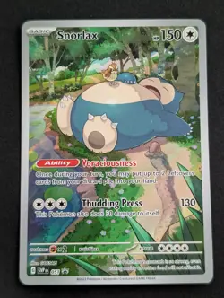 Snorlax SVP 051 Promo Pokemon Scarlet & Violet 151 LP - Image 1