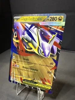 Mega Latias ex 100/132 Me01: Mega Evolution Holo Double Rare Pokemon Pack Fresh - Image 3