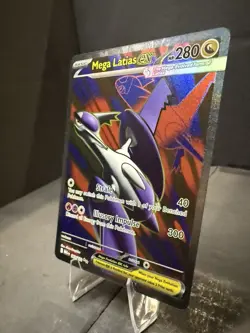 Mega Latias ex 163/132 Me01: Mega Evolution Holo Ultra Rare Legendary Pokemon - Image 2