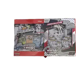 Sealed Pokemon Black Bolt And White Flare Scarlet & Violet Binder & Poster - Image 1