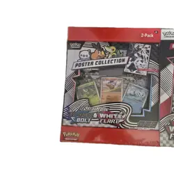 Sealed Pokemon Black Bolt And White Flare Scarlet & Violet Binder & Poster - Image 2