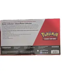 Sealed Pokemon Black Bolt And White Flare Scarlet & Violet Binder & Poster - Image 4