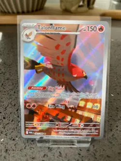 POKEMON - TALONFLAME - 091/088 ILLUSTRATION RARE HOLO PERFECT ORDER - PACK FRESH - Image 1