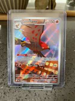 POKEMON - TALONFLAME - 091/088 ILLUSTRATION RARE HOLO PERFECT ORDER - PACK FRESH - Image 3
