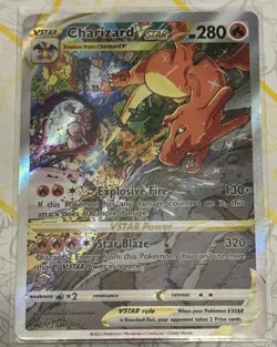 Pokemon Charizard VSTAR SWSH262 Black Star Promo Ultra Premium Collection PSA 9 - Image 1