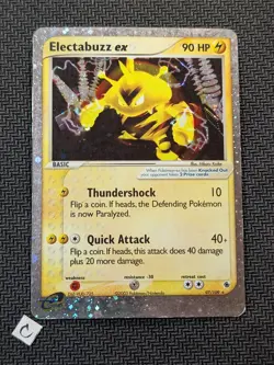 Electabuzz EX 97/109 - ex Ruby & Sapphire Ultra Rare Holo Pokemon TCG HP - Image 1