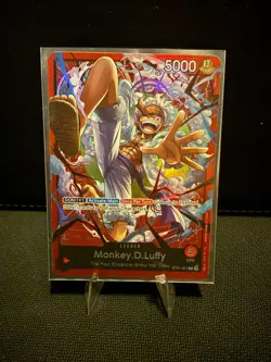 Monkey D Luffy ST21-001 Leader Starter Deck EX Gear 5 Promo One Piece Card - Image 1