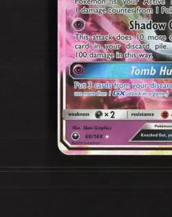 Banette GX 66/168 Celestial Storm Ultra Rare Holo Pokemon Card DMG - Image 5