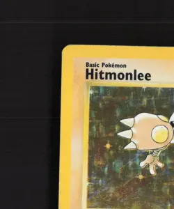 Hitmonlee 7/62 WOTC Fossil Set Holo Rare Pokemon Card LP - Image 3