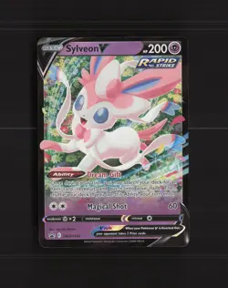 Sylveon V SWSH202 Sword & Shield Black Star Promo Holo Pokemon Card NM - Image 1