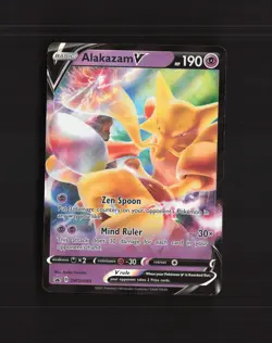 Alakazam V SWSH083 Sword & Shield Black Star Promo Holo Pokemon Card NM - Image 1