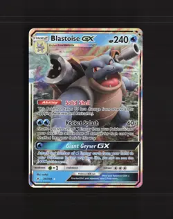 Blastoise GX 35/214 Unbroken Bonds Ultra Rare Holo Pokemon Card NM - Image 1