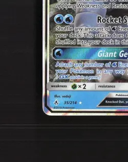 Blastoise GX 35/214 Unbroken Bonds Ultra Rare Holo Pokemon Card NM - Image 5