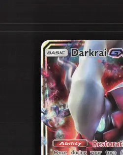 Darkrai GX 88/147 Burning Shadows Ultra Rare Holo Pokemon Card NM - Image 3