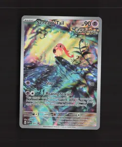 Scream Tail SVP 065 Scarlet & Violet Full Art Black Star Promo Pokemon Card NM - Image 1