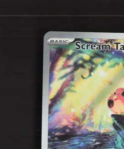 Scream Tail SVP 065 Scarlet & Violet Full Art Black Star Promo Pokemon Card NM - Image 3