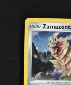 Zamazenta SWSH034 Sword & Shield Black Star Promo Cosmos Holo Pokemon Card NM - Image 3