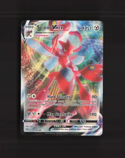 Scizor VMAX 119/189 Darkness Ablaze Ultra Rare Holo Pokemon Card NM - Image 1