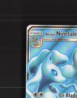 Alolan Ninetales GX 132/145 Guardians Rising FA Ultra Rare Holo Pokemon Card LP+ - Image 3