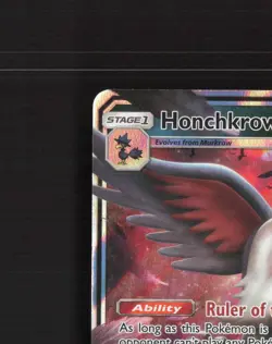 Honchkrow GX 109/214 Unbroken Bonds Ultra Rare Holo Pokemon Card NM - Image 3