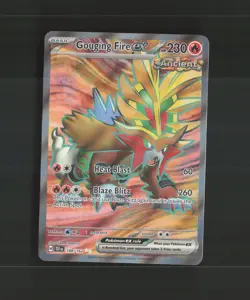 Gouging Fire ex 188/162 Temporal Forces Full Art Ultra Rare Holo Pokemon Card NM - Image 1