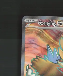 Gouging Fire ex 188/162 Temporal Forces Full Art Ultra Rare Holo Pokemon Card NM - Image 3