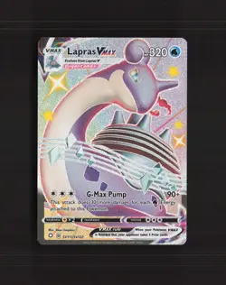 Lapras VMAX SV111/SV122 Shining Fates Shiny Holo Rare Pokemon Card NM - Image 1
