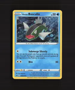 Hisuian Basculin SWSH273 SWIRL Black Star Promo Holo Pokemon Card NM - Image 1