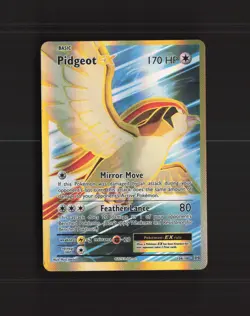 Pidgeot EX 104/108 Evolutions Full Art Ultra Rare Holo Pokemon Card LP - Image 1